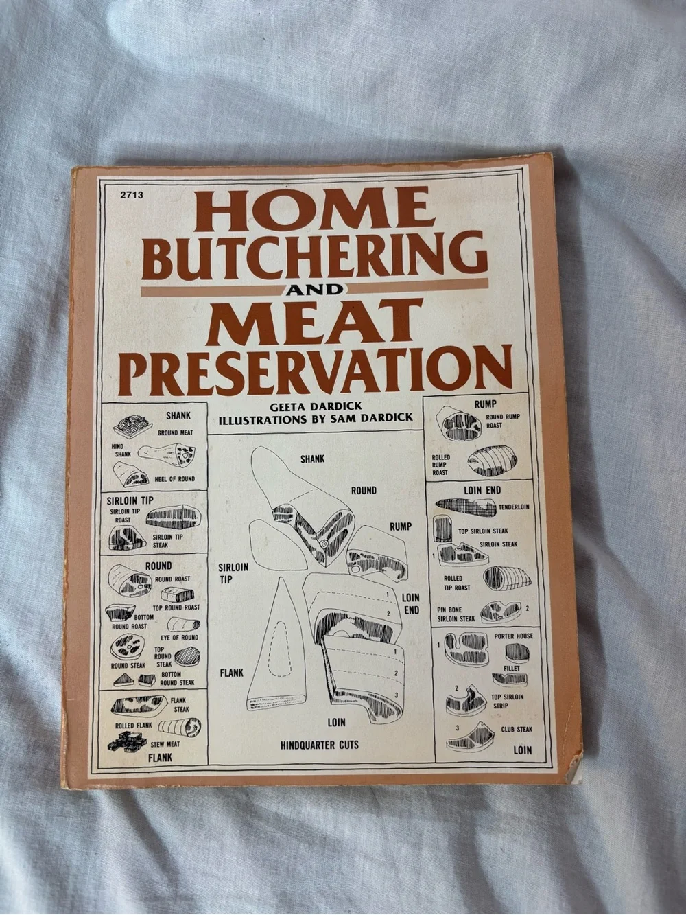 Home Butchering and Meat Preservation by Geeta Dardick paperback with recipes